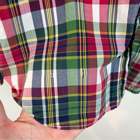 Bundle American Eagle Men’s Button Down Shirt Plaid Striped Cotton Large Long - Picture 12 of 15